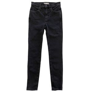 Madewell 10” High Rise Skinny Jean Starkey Wash Black Grey 25